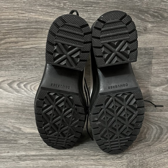 Converse Boots Womens Size 7 Chuck Taylor All Star GR82 White Black Platform - Picture 12 of 13